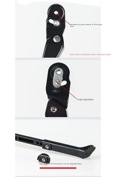 Karbon Fiber Hızlı Bırakma Yol Bisiklet Yan Kickstand Bisiklet Aksesuarları Dağ Bisikleti Desteği Kick Standı Ayak Desteği (Yurt Dışından) indirimleri