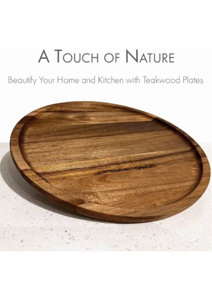 Yuvarlak Ahşap Tepsi,ahşap Servis Tepsisi,servis Tabağı,meze Şarküteri Tahtası,mutfak/tezgah Için Tepsi Düzenleyici A (Yurt Dışından) indirimleri