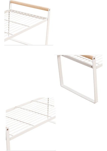 Japon Tarzı Mutfak Tezgahı Raf Dolapları Tencere ve Tabaklar Katmanlı Raf Masaüstü Depolama Rafı S (Yurt Dışından) indirimleri