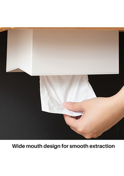 Mutfak Mendil Kapağı Peçete Tutucu Kağıt Havlu Kutusu Peçeteler Doku Dispenseri Duvara Monte Konteyner Mendil Beyaz (Yurt Dışından) indirimleri