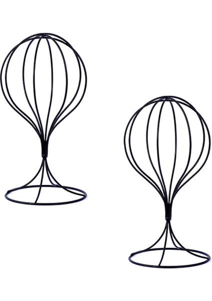 2 Parça Modern Metal Şapka Standları Dayanıklı Istikrarlı Kapak Raf Peruk Tutucu Şapka Ekran Standı Yetişkin Şapka Rafı Şapka Modeli Standı (Yurt Dışından)