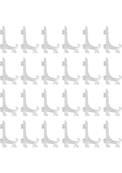 3 Inç Şeffaf Plastik Stand Çerez Tutucu Ekran Standı Yer Kart Tutucu Düğünlerde Ekran Şövale, Doğum Günü Partisi (24 Paket) (Yurt Dışından)