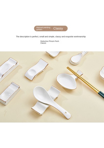 Adet Seramik Çubuklarını Dinlenme Standı Iskandinav Tarzı Sopa Tutucu Çatal Standı Kaşık Sofra Tutucu (Expo) (Yurt Dışından) indirimleri