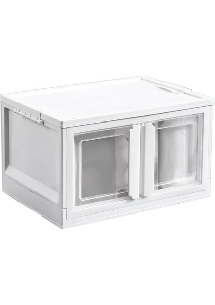 Saklama Kutusu Pantolon Elbise Saklama Artefakt Dolap Dolap Çekmece Gömlek Kot Pantolon Organizatör Beyaz (Yurt Dışından)