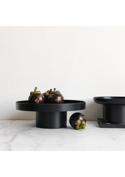 Abs Meyve Parfüm Kozmetik Tepsi Siyah Beyaz Yuvarlak Dekoratif Tepsi Düzenleyici Ev Dekorasyon Tahtası Basit Depolama Tahtasıb (Yurt Dışından) modelleri