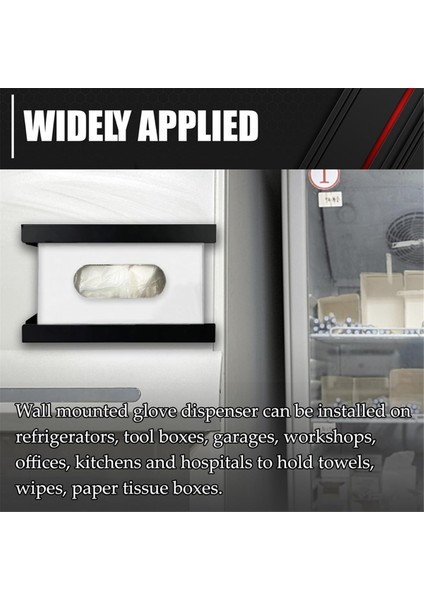 Manyetik Eldiven Kutusu Tutucu, Mendil Dağıtıcı, Eldiven, Havlu, Mendil ve Mendil Kutularını Tutar, Duvara Montaj Için Uygun (Yurt Dışından) indirimleri