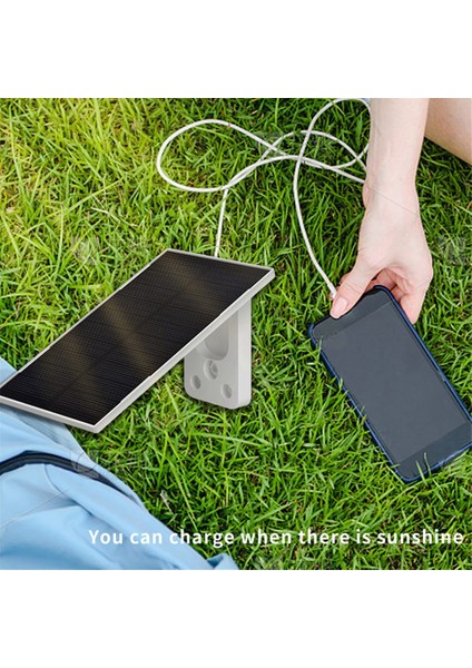 Cep Telefonu Için Güneş Paneli Şarj Cihazı 2W Taşınabilir Mini Güneş Panelleri 2'si 1 Arada Şarj Kablosu IP65 Kamp Sırt Çantasıyla Seyahat Için (Yurt Dışından) modelleri
