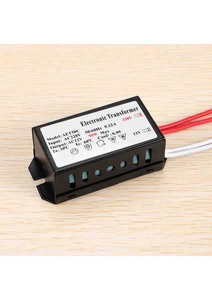 200-250V - 12V Halojen Işıklı Transformatör 50W (Yurt Dışından) indirimleri