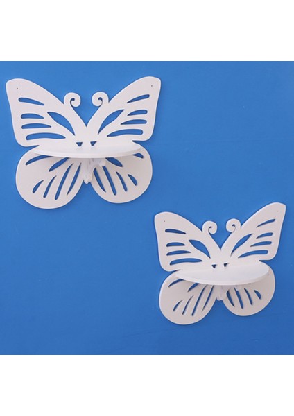 Kelebek Duvar Süslemeleri Yatak Odası Oturma Odası Delmesiz Raflı Duvar Rafları (Yurt Dışından) modelleri