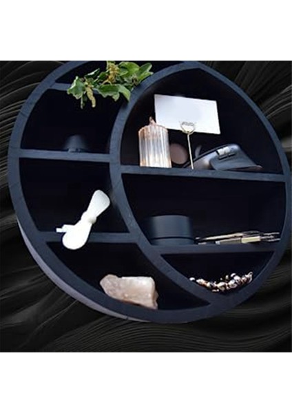 Kristaller Için Hilal-Ay Rafı Duvar Için Kristal Raf Ekranı, Ay Duvar Dekoru Ay Fazı Duvar Dekoru Yatak Odası Için (Yurt Dışından) fırsatları