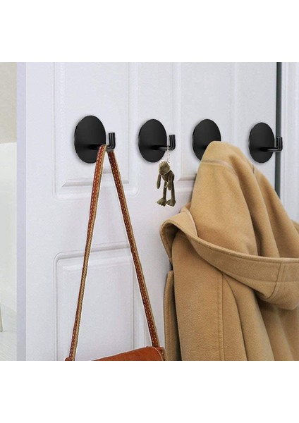 Yapışkanlı Kancalar Banyo Kancaları Duvar Bornoz Kancaları Paslanmaz Çelik Havlu Su Geçirmez Kancalar Palto, Havlu, Banyo Asmak Için (Yurt Dışından) modelleri