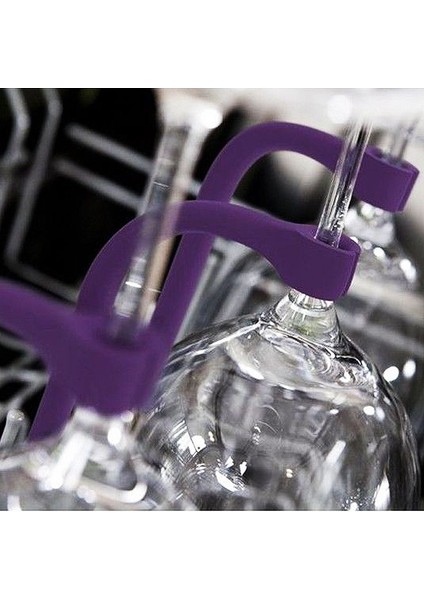 Kadeh Takımı Koruyucu, Şarap Dakları Için 4'lü Esnek Bulaşık Makinesi Seti Züccaciye Sabit (Yurt Dışından) indirimleri