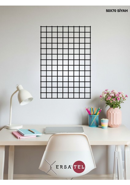 Tel Pano Metal Duvar Panosu Ersapano Classic 50X70 Siyah fiyatları