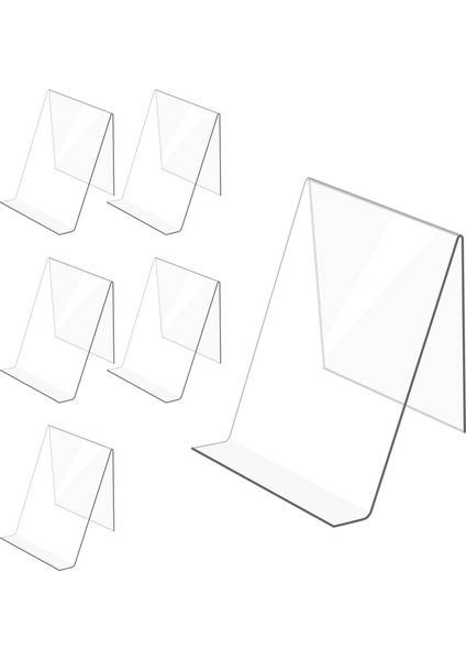 Paket Akrilik Kitap Standı, Şeffaf Akrilik Ekran Standı, Resimleri Görüntülemek Için Şeffaf Tutucu, Takı, Saat Ekran Standı (Yurt Dışından)