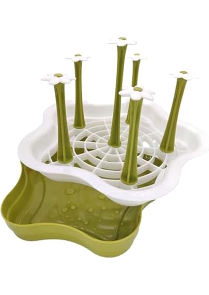 Tezgah Üstü Dak Süzgeç Rafı, Mutfak Şişe Kurutma Tepsisi, Termos Dak Tutucu Standı, Plastik Askılı Dak Rafı Düzenleyici (Yurt Dışından) fırsatları