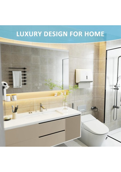 Ticari Kağıt Havlu Dispenseri Duvara Monte Anahtar Paketi ile Delme Veya Vida Gerektirmez Banyo Tuvalet Mutfak Için Kurulum (Yurt Dışından) fırsatları