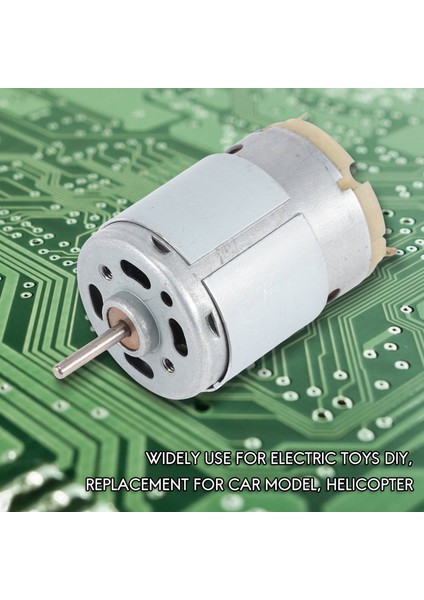 RS380 Dc 1.5-18V 30000RPM Mikro Motor 38X28MM Rc Model Oyuncaklar Dıy, Gümüş (Yurt Dışından) fiyatları