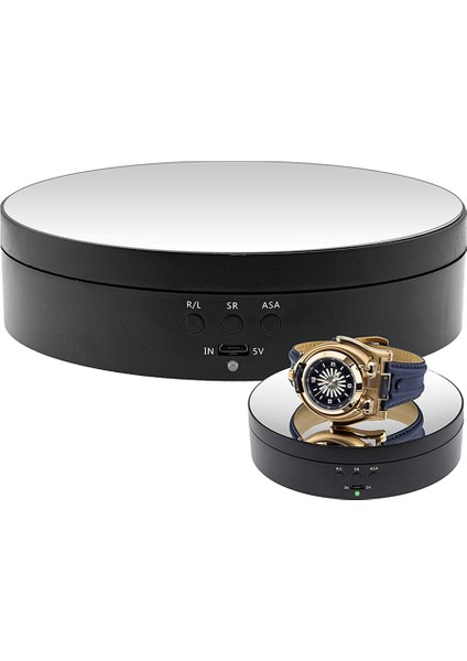 360 Derece Motorlu Dönen Aynalı Ekran Standı Pikap Gösterisi Takı Gösterisi Için Fotoğraf Arka Planında Standı Standı (Yurt Dışından) fiyatları