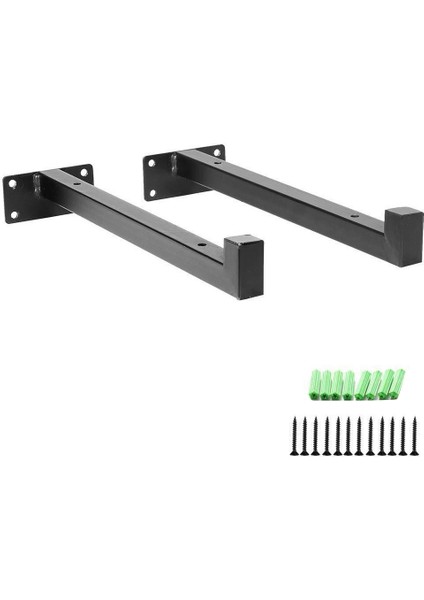 2 Parça Raf Aparatı Raf Desteği Ağır Hizmet Aparatı Raf Konsolu Retro Raf Aparatı Endüstriyel Dekorasyon (25CM) (Yurt Dışından)