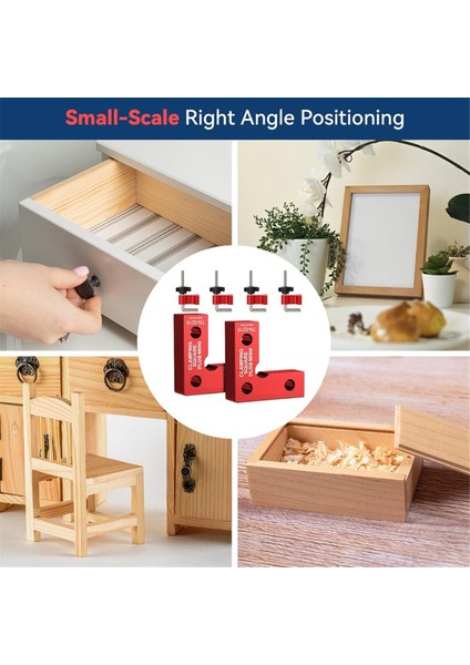 Mini Ahşap Levha Dik Açı Sabitleme Klipsi, 90 Derece Köşe Kelepçesi, Ahşap Işçiliği Için Dik Açı Kelepçesi (Yurt Dışından) modelleri
