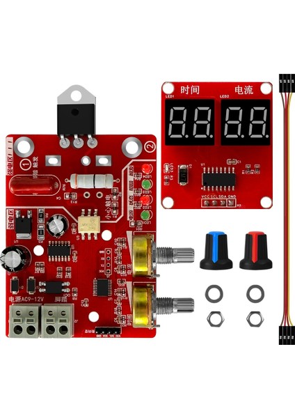 NY-D01 Punta Kaynak Makinesi Kontrol Panosu Zamanı ve Akımı Düzenleyen Dijital Ekran Dıy Kontrol Panosu (40A) (Yurt Dışından)