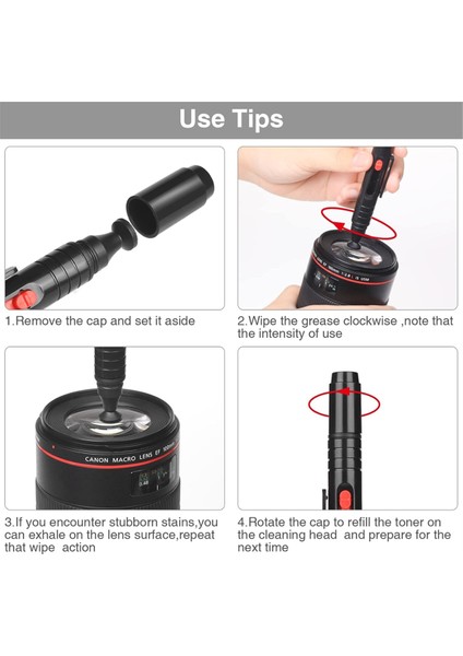 Kamera Temizleme Kiti Profesyonel Dslr Lens Dijital Kamera Sensörü Temizleme Aracı Sony Fujifilm Nikon Canon (Yurt Dışından) fırsatları