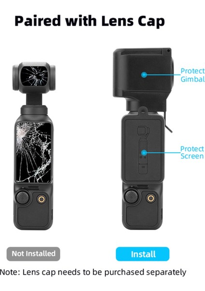 Djı Osmo Pocket 3 Ekran Koruyucu Kapak Ekran Silikon Koruyucu Kapak Çizilmez Aksesuarlar (Yurt Dışından) fiyatları