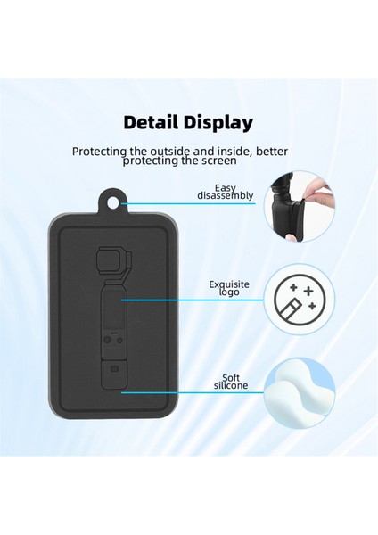 Djı Osmo Pocket 3 Ekran Koruyucu Kapak Ekran Silikon Koruyucu Kapak Çizilmez Aksesuarlar (Yurt Dışından) modelleri