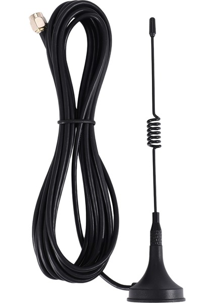 433MHZ 5dbi Anten Gsm Anten Sma Erkek Konnektör Manyetik Taban Amatör Radyo Için (Yurt Dışından)
