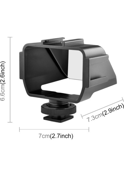 Kamera Selfie Vlog Flip Up Aynalı Ekran 3 Soğuk Yuva Sony A6000/A6300/A6500/A72/A73 Nikon Z6/z7 Aynasız Kameralar (Yurt Dışından) fırsatları