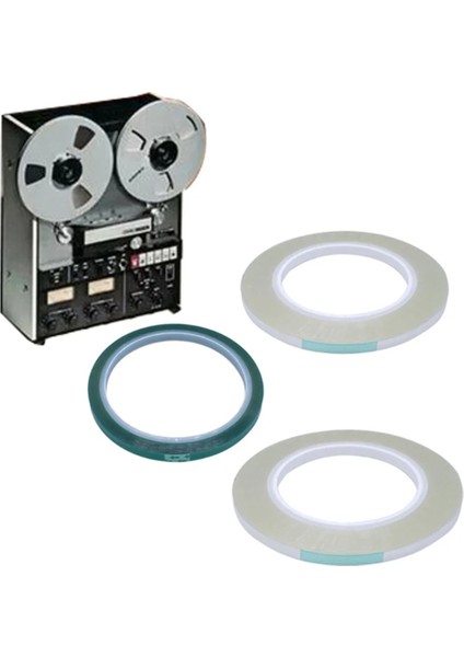 Yeni 1/4 Inç 125MX2 Adet Makaradan Makaraya Bantlar Için Şeffaf Lider Bant (Yurt Dışından) indirimleri