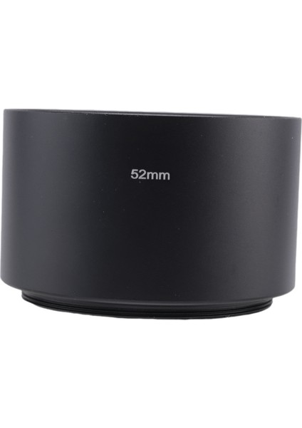 Kamera Filtresi Vidalama Montajı 52MM Metal Tele Lens Parasoley Gölgeliği (Yurt Dışından)
