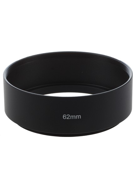 Dijital Video Kamera Için 62MM Vida Montajlı Metal Lens Parasoleyi (Yurt Dışından)
