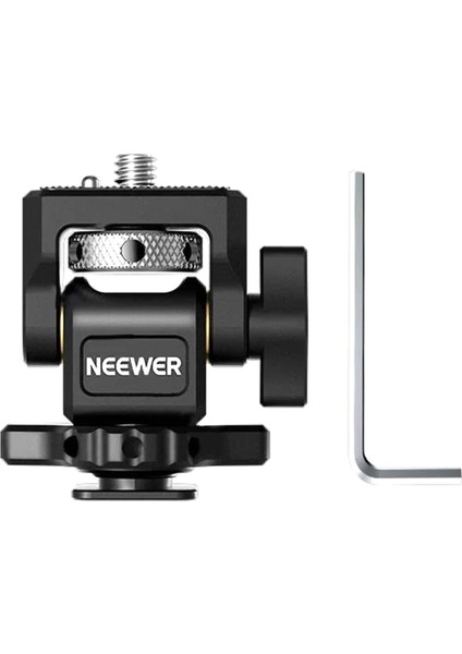 Neewer Dslr Kamera Kelepçesi Ayarlanabilir Monitör Montajı Soğuk Ayakkabı ile Bükülmez 1/4 Inç Vida Monitör Flaş Işığı Dıy Eklentisi (Yurt Dışından)