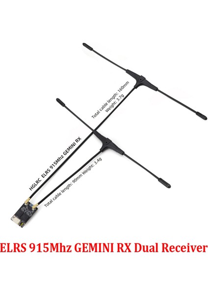 Hglrc Elrs 915MHZ Gemını Rx Çeşitlilik Alıcısı Çift Alıcı Rc Uçak Fpv Uzun Menzilli Iha Için (Yurt Dışından) indirimleri