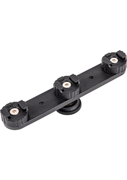 1/4 Vidalı Delik Soğuk Pabuç Braketi Vlog Genişleme Braketi 3 Sıcak Pabuç Adaptörü, Kamera Tripod Cep Telefonu Klipsi Için (Yurt Dışından)