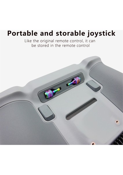 Djı Mini 3 Pro/4 Pro Uzaktan Kumanda Yedek Başparmak Salıncaklı Joystick Yedek Çok Renkli Için Kontrol Çubukları (Yurt Dışından)