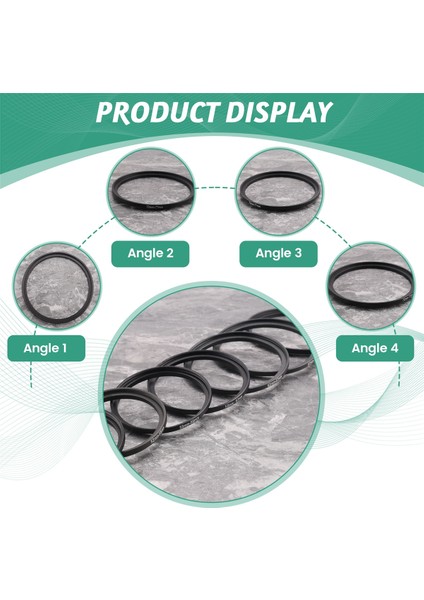 49MM 52MM 55MM 58MM 62MM 67MM 72MM 77MM Metal Kamera Lens Filtresi Adımlama Adımlama Halkaları Lens Parasoley Adaptörü Montaj Seti (Yurt Dışından) indirimleri
