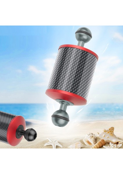 Dia 60MM Karbon Fiber Şamandıra Yüzdürme Su Kolu 5 Inç Dslr Kamera Tepsisi Sualtı Dalış Aksesuarları Için, Kırmızı (Yurt Dışından) indirimleri