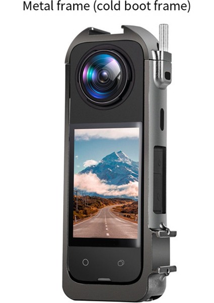 INSTA360 X4 Için Kamera Çerçevesi Metal Çerçeve Panoramik Spor Kamerası Tavşan Kafesi Genişleme Alüminyum Çerçeve Aksesuarları (Yurt Dışından) fırsatları