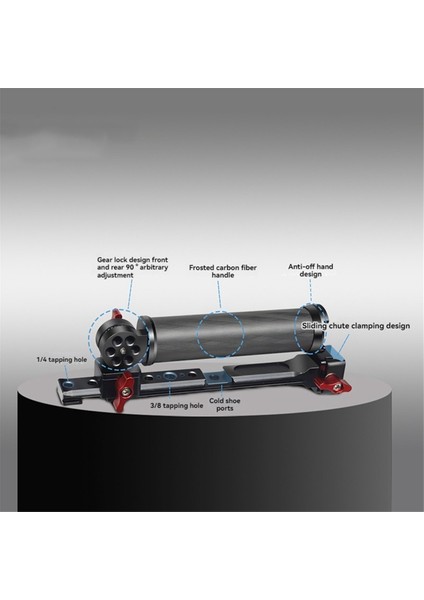 Djı Ronin Rs2/3/4 Için Gimbal El Tutacağı Katlanabilir Karbon Sap Tutacağı 180 Ayarlanabilir Sabitleyici Braketi Djı Rs2/3/4 B (Yurt Dışından) fiyatları