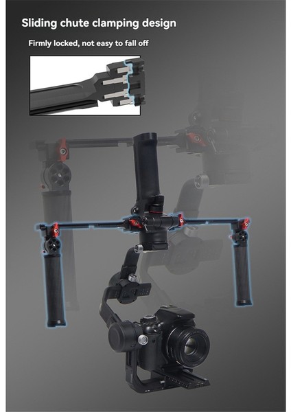 Djı Ronin Rs2/3/4 Için Gimbal El Tutacağı Katlanabilir Karbon Sap Tutacağı 180 Ayarlanabilir Sabitleyici Braketi Djı Rs2/3/4 B (Yurt Dışından) fırsatları