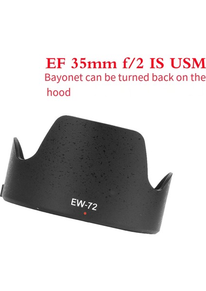 Çiçek Yaprağı Lens Parasoley Gölgesi Canon Ef 35MM F/2 Için Ew-72'yi Değiştirin Usm / 35 mm F2 Usm EW72 Ew 72 (Yurt Dışından) indirimleri