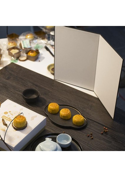 A3 Foleto Fotoğraf Karton Katlanır Reflektör Siyah Gümüş Beyaz Kalın Kağıt Kitap Tahtası Kamera Fotoğrafı Için Yansıtıcı (Yurt Dışından) fırsatları