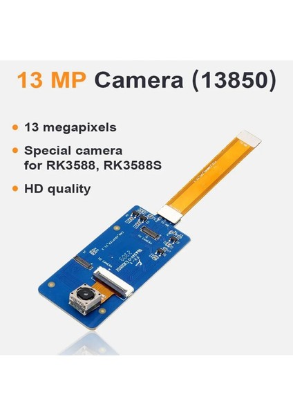 13MP Kamera Modülü 13850 Web Kamerası Odak Uzaklığı 3000MM, 1300W Piksel Kamera RK3358/3358S Orange Pi 5/5b/5plus Için (Yurt Dışından) modelleri