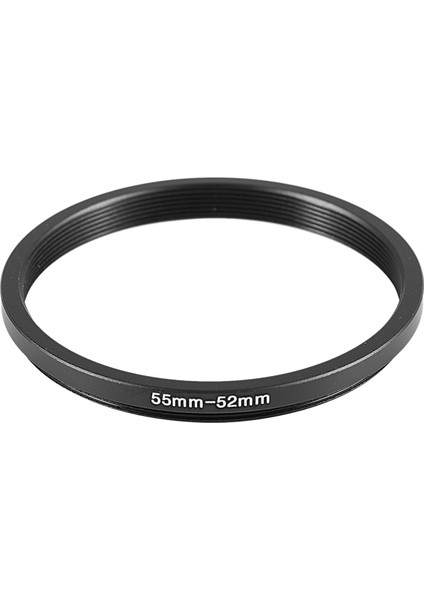 55MM-52MM 55MM Ila 52MM Siyah Adım Aşağı Halka Adaptörü Kamera Için (Yurt Dışından)