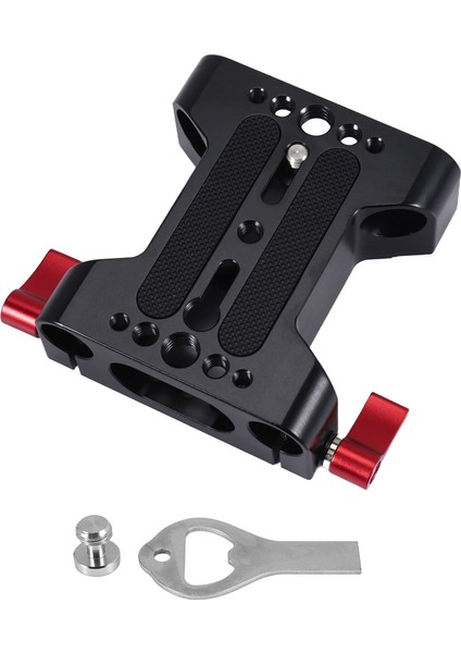 Çok Işlevli Kamera Taban Plakası 15MM Çubuk Ray Kelepçesi ile Dslr Kamera Omuz Askısı Destek Aksesuarları (Yurt Dışından)