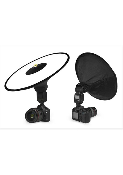 Evrensel 44CM Yuvarlak Flaş Softbox Taşınabilir Katlanabilir Stil Speedlite Difüzör Reflektör Kayışı Kamera Flaşı Için (Yurt Dışından) modelleri