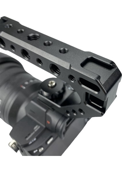 Dslr Kamera Üst Tutacağı Aynasız Kamera Tutacağı Soğuk Ayakkabı Adaptör Braketi Çok Işlevli Genişletme Tutacağı Aksesuarlar (Yurt Dışından)