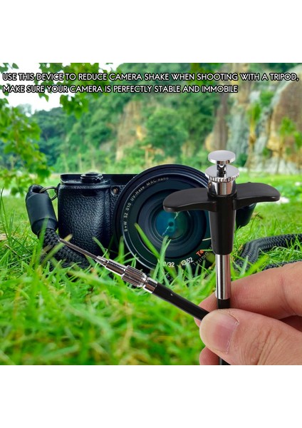 16" 40CM Mekanik Kilitli Kamera Deklanşörü Uzaktan Kumanda Kablosu Kordonu (Yurt Dışından) modelleri